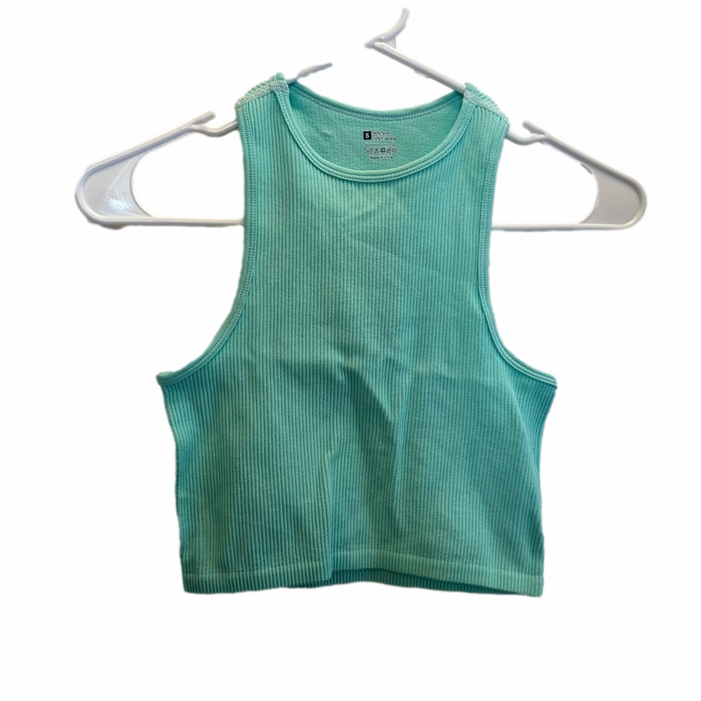 SHEIN Mint Crop Top Size Small
